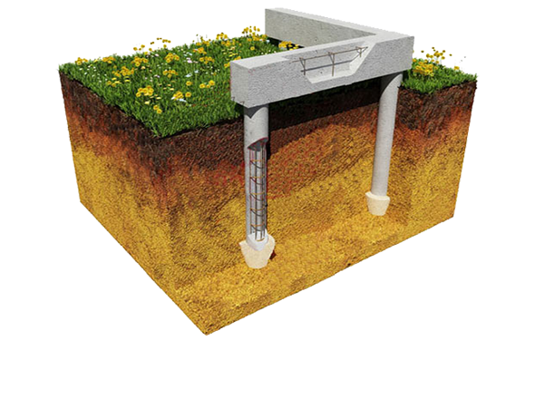 Свайно-ростверковый фундамент