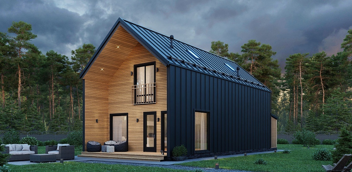 Проект дома 26/172МК Барнхаус