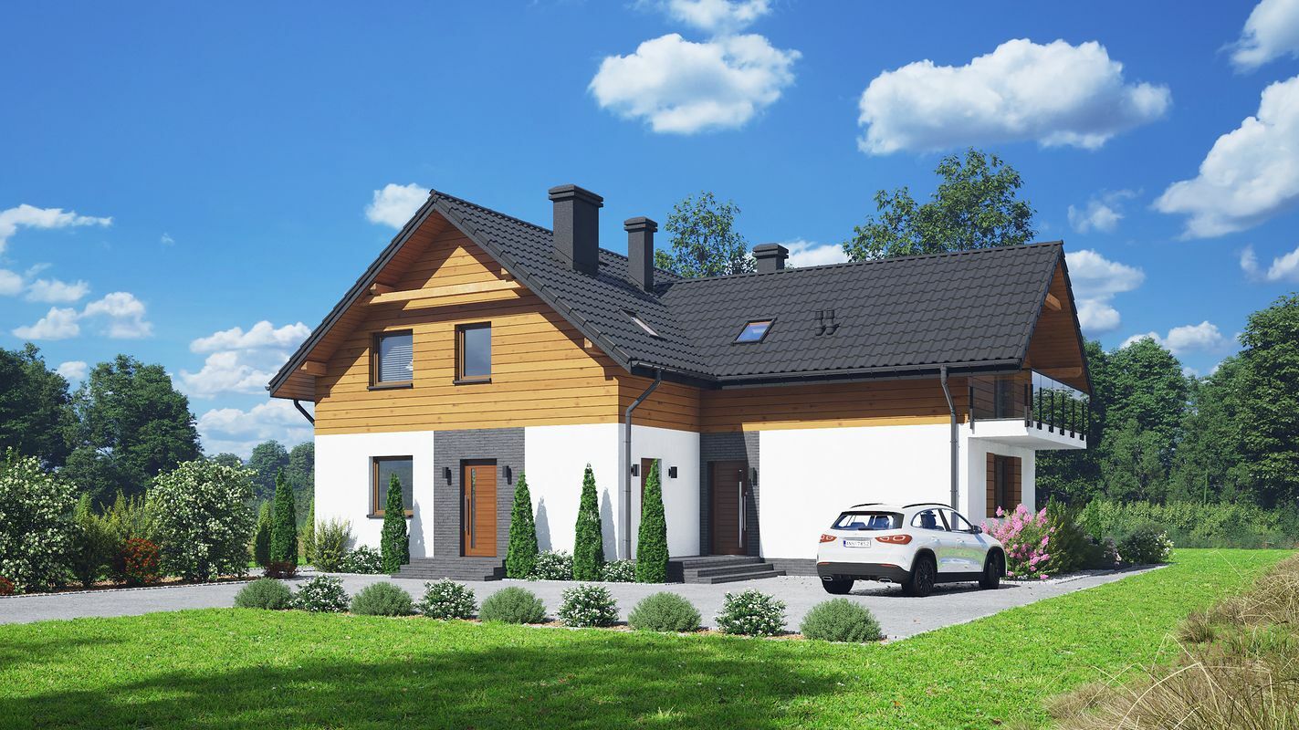 Проект двухэтажного дома ДД14/148МК 148,48 м2