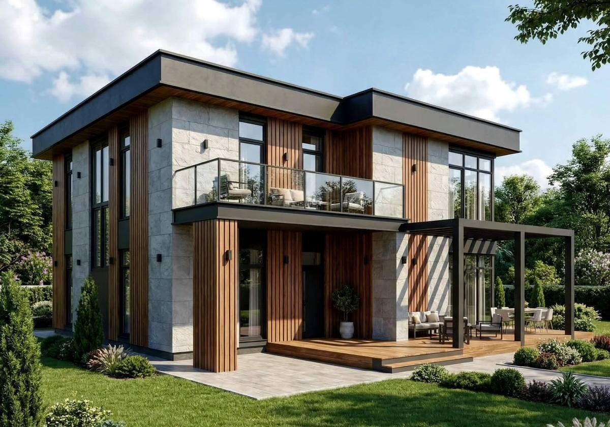 Двухэтажный дом ДСМ-210