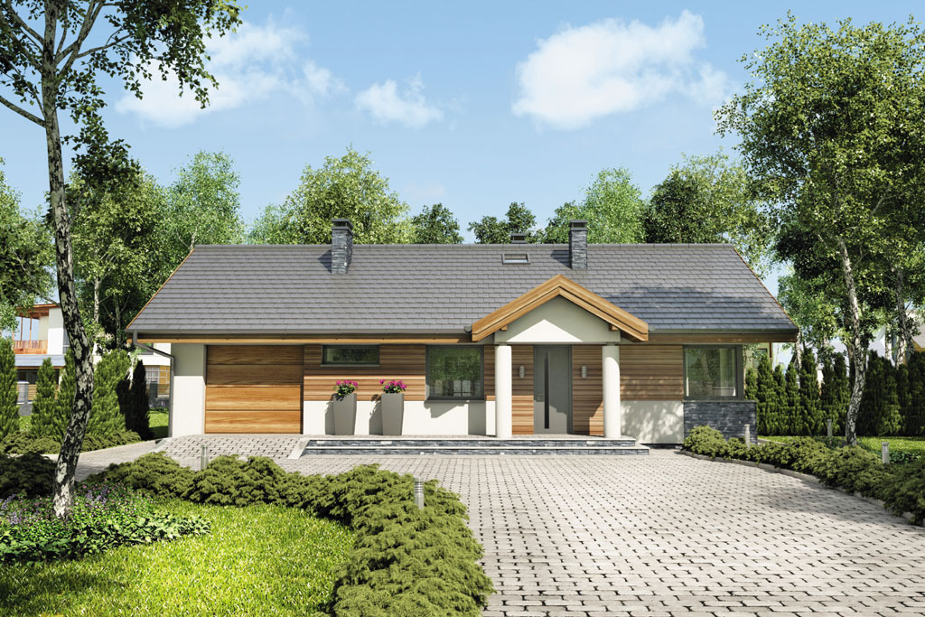 Современный дом ОД3/69МК 69,95 м2